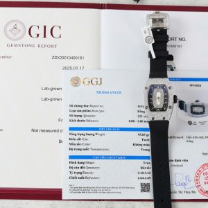 Đồng Hồ Richard Mille RM007 Đính Full Kim Cương Nhân Tạo Moissanite 36mm (1)