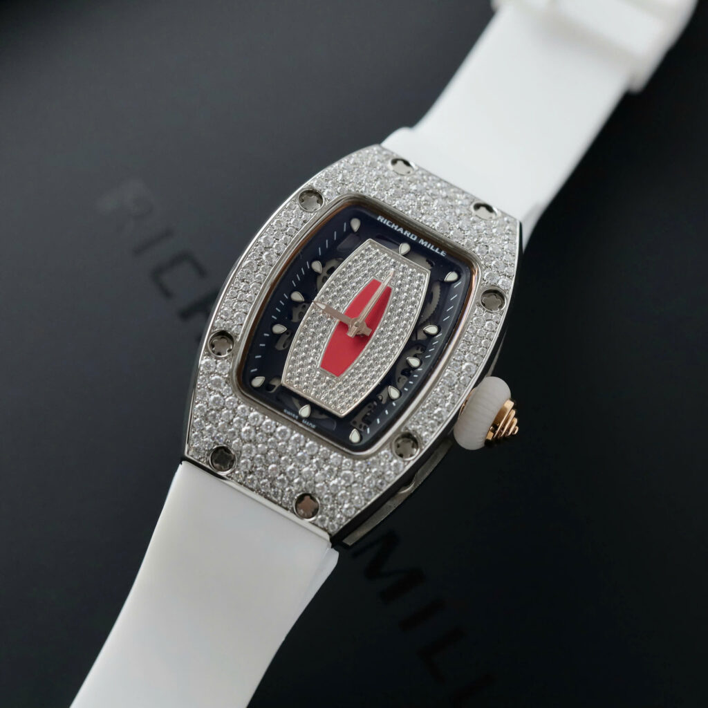Đồng Hồ Richard Mille RM007 Đính Kim Cương Moissanite Hong Kong 36mm (6) Đồng Hồ Richard Mille RM007 Đính Kim Cương Moissanite Hong Kong 36mm (11)