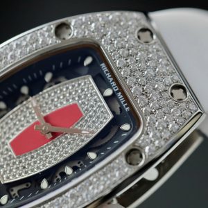 Đồng Hồ Richard Mille RM007 Đính Kim Cương Moissanite Hong Kong 36mm (11)
