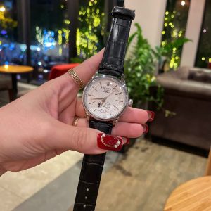 Đồng Hồ Rolex Automatic Nam Fake Máy Cơ Nhật Dây Da Màu Đen 39mm (4)