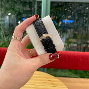 Đồng Hồ Rolex Automatic Nam Fake Máy Nhật Dây Da Màu Đen 39mm (1)