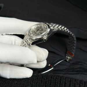 Đồng Hồ Rolex DateJust Nữ Dây Kim Loại Replica Máy Thuỵ Sỹ 31mm (3)