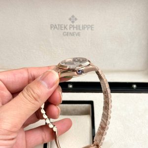 Đồng Hồ Rolex DateJust Replica 11 Mặt Số Chocolate Nữ Xưởng GS 31mm (5)