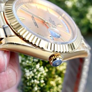 Đồng Hồ Rolex Fake Cao Cấp Day-Date 228235 Vàng Champagne 40mm (1)