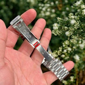 Đồng Hồ Rolex Fake Cao Cấp Day-Date 228236 Mặt Xám Dây Kim Loại 40mm (1)