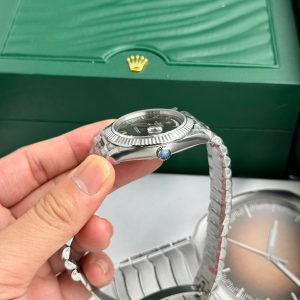 Dong Ho Rolex Fake Cao Cap Day Date 228236 Mat Xanh La Cay 40mm 6