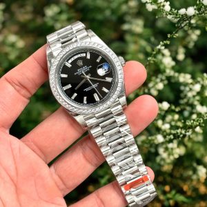 Đồng Hồ Rolex Fake Cao Cấp Day-Date 228236 Nam Dây Kim Loại 40mm (4)