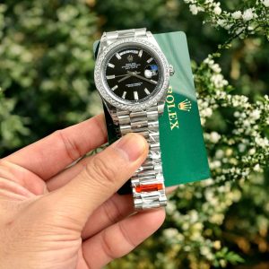 Đồng Hồ Rolex Fake Cao Cấp Day-Date 228236 Nam Dây Kim Loại 40mm (4)