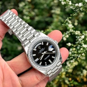 Đồng Hồ Rolex Fake Cao Cấp Day-Date 228236 Nam Dây Kim Loại 40mm (4)