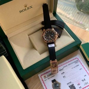 Đồng Hồ Rolex Yacht Master 116695SATS Chế Tác Đá Quý Tổng Hợp 40mm (7)
