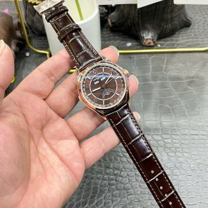 Đồng Hồ Vacheron Constantin Fiftysix complete calendar 4000E Rep 11 Màu Nâu (9)