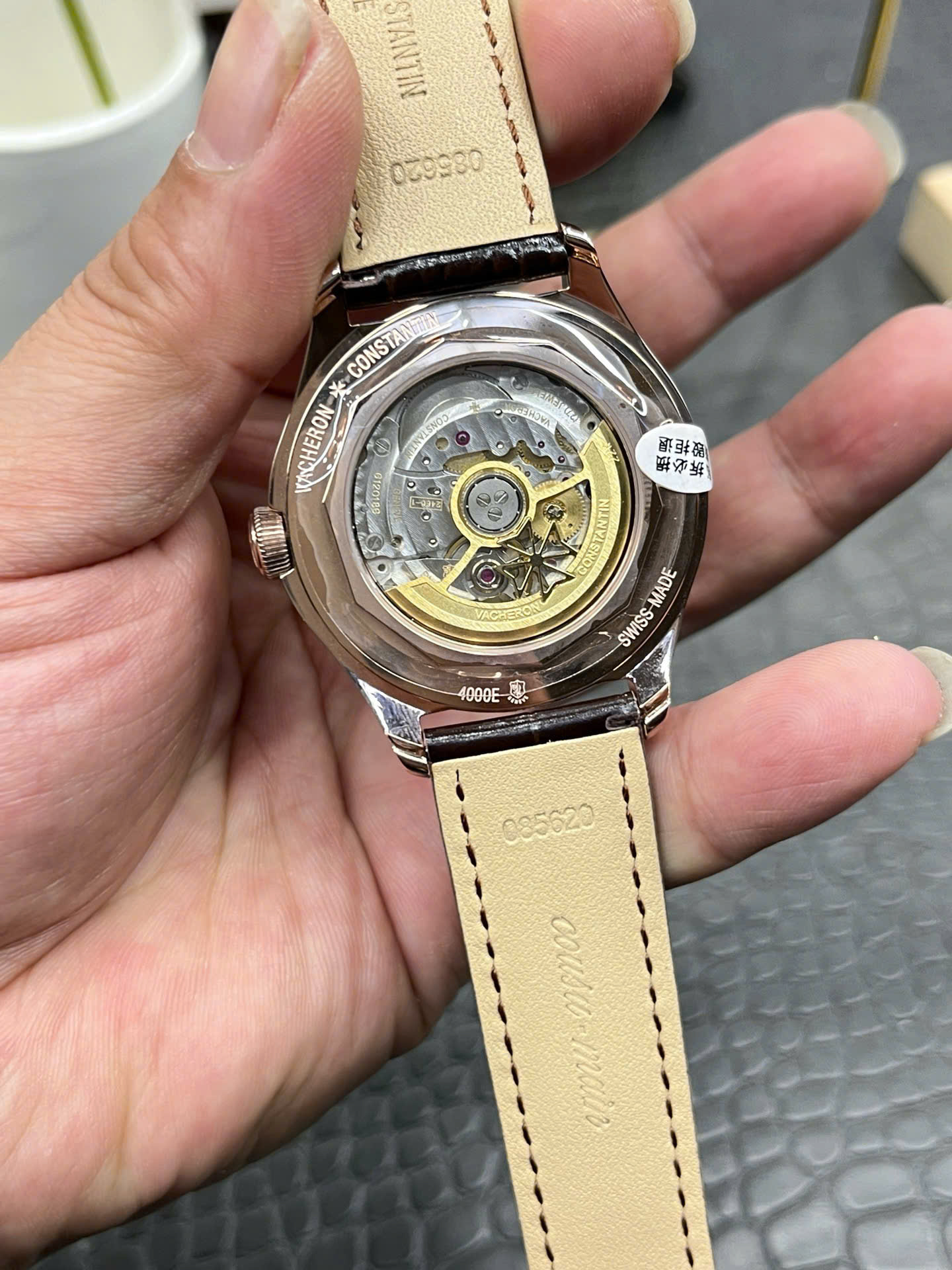 Đồng Hồ Vacheron Constantin Fiftysix complete calendar 4000E Rep 11 Màu Nâu (9) Đồng Hồ Vacheron Constantin Fiftysix complete calendar 4000E Rep 11 Màu Nâu (9)