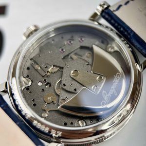 Dong Ho Breguet Tradition Replica Cao Cap Mat Lo Co Day Da Mau Xanh Xuong ZF 40mm 8