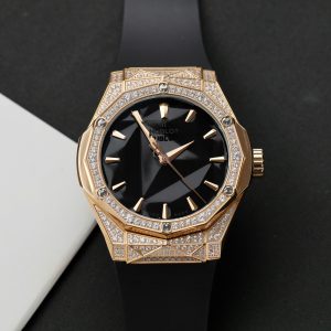 Đồng Hồ Hublot Orlinski King Gold Đính Full Đá Replica Máy Cơ ETA 2892 40mm (8)