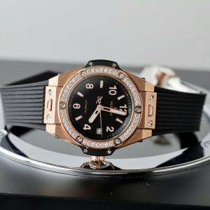 Đồng Hồ Hublot Rep 11 Big Bang One Click King Gold Đính Đá Baguette 39mm (3)