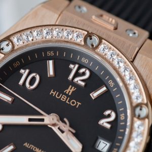 Đồng Hồ Hublot Rep 11 Big Bang One Click King Gold Đính Đá Baguette 39mm (3)