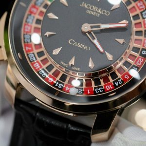 Dong Ho Jacob Co Rep 11 Casino Roulette Mau Vang Hong Day Da Mau Den 44mm 4