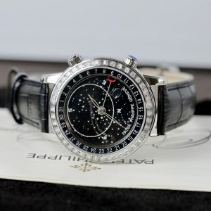 Đồng Hồ Patek Philippe Complications 6104G Rep 1 1 Đính Đá Máy Cơ Thuỵ Sỹ 44mm (1)