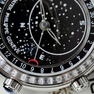 Đồng Hồ Patek Philippe Complications 6104G Rep 1 1 Đính Đá Máy Cơ Thuỵ Sỹ 44mm (1)