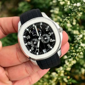 Đồng Hồ Patek Philippe Rep 11 Aquanaut 5261 Mặt Số Đen Dây Cao Su 40mm (1)