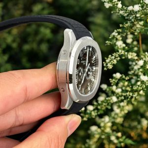 Dong Ho Patek Philippe Rep 11 Aquanaut 5261 Mat So Den Day Cao Su 40mm 7
