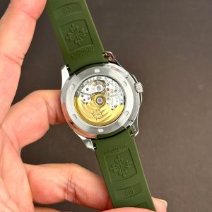 Đồng Hồ Patek Philippe Rep 11 Aquanaut 5261 Mặt Xanh Lá Dây Cao Su 40mm (4)
