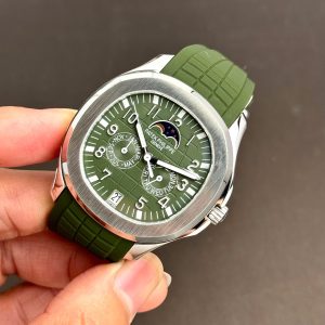Đồng Hồ Patek Philippe Rep 11 Aquanaut 5261 Mặt Xanh Lá Dây Cao Su 40mm (4)