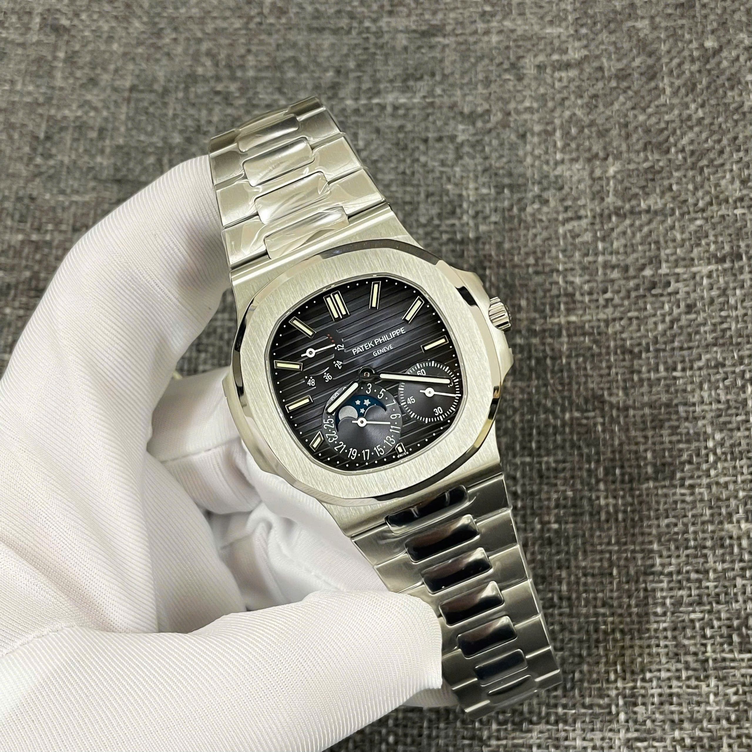 Đồng Hồ Patek Philippe Replica 1 1 Nautilus 5712 Mặt Xanh V4 Nhà Máy PPF 40mm (4) Đồng Hồ Patek Philippe Replica 1 1 Nautilus 5712 Mặt Xanh V4 Nhà Máy PPF 40mm (5)