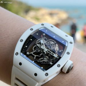 Dong Ho Richard Mille RM055 Replica Cao Cap Ban Moi 2025 Gom Trang Xuong BBR V5 5