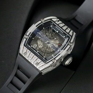Đồng Hồ Richard Mille Replica Cao Cấp Nam Đính Đá Máy Cơ Tự Động 40mm (7)