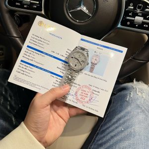 Đồng Hồ Rolex Chế Tác Day-Date 228349RBR Đính Đá Moissanite Xưởng GM 40mm (6)