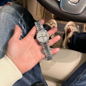 Đồng Hồ Rolex Chế Tác Day-Date 228349RBR Đính Đá Moissanite Xưởng GM 40mm (6)