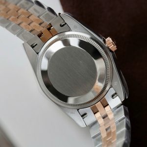 Đồng Hồ Rolex Rep 1 1 DateJust Nữ Đính Đá Mặt Chocolate Dạ Quang Nhà Máy GS 31mm (10)
