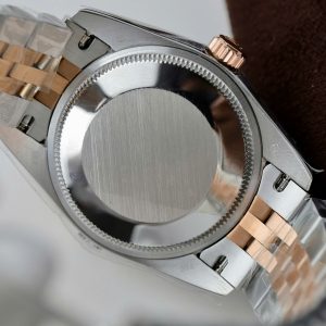 Đồng Hồ Rolex Rep 1 1 DateJust Nữ Đính Đá Mặt Đen Nhà Máy GS 31mm (9)