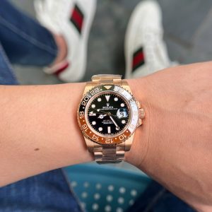 Đồng Hồ Rolex Rep 1 1 GMT Master II 126715CHNR Rootbeer Xưởng Clean 40mm (9)