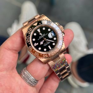 Đồng Hồ Rolex Rep 1 1 GMT Master II 126715CHNR Rootbeer Xưởng Clean 40mm (9)