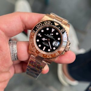 Đồng Hồ Rolex Rep 1 1 GMT Master II 126715CHNR Rootbeer Xưởng Clean 40mm (9)