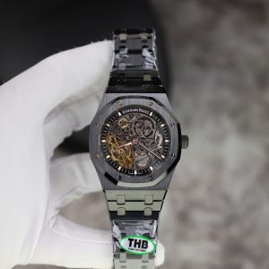 Đồng hồ Audemars Piguet Rep 1 1 Royal Oak 15416CE Gốm Đen Chế Tác Xưởng APS 41mm (9)