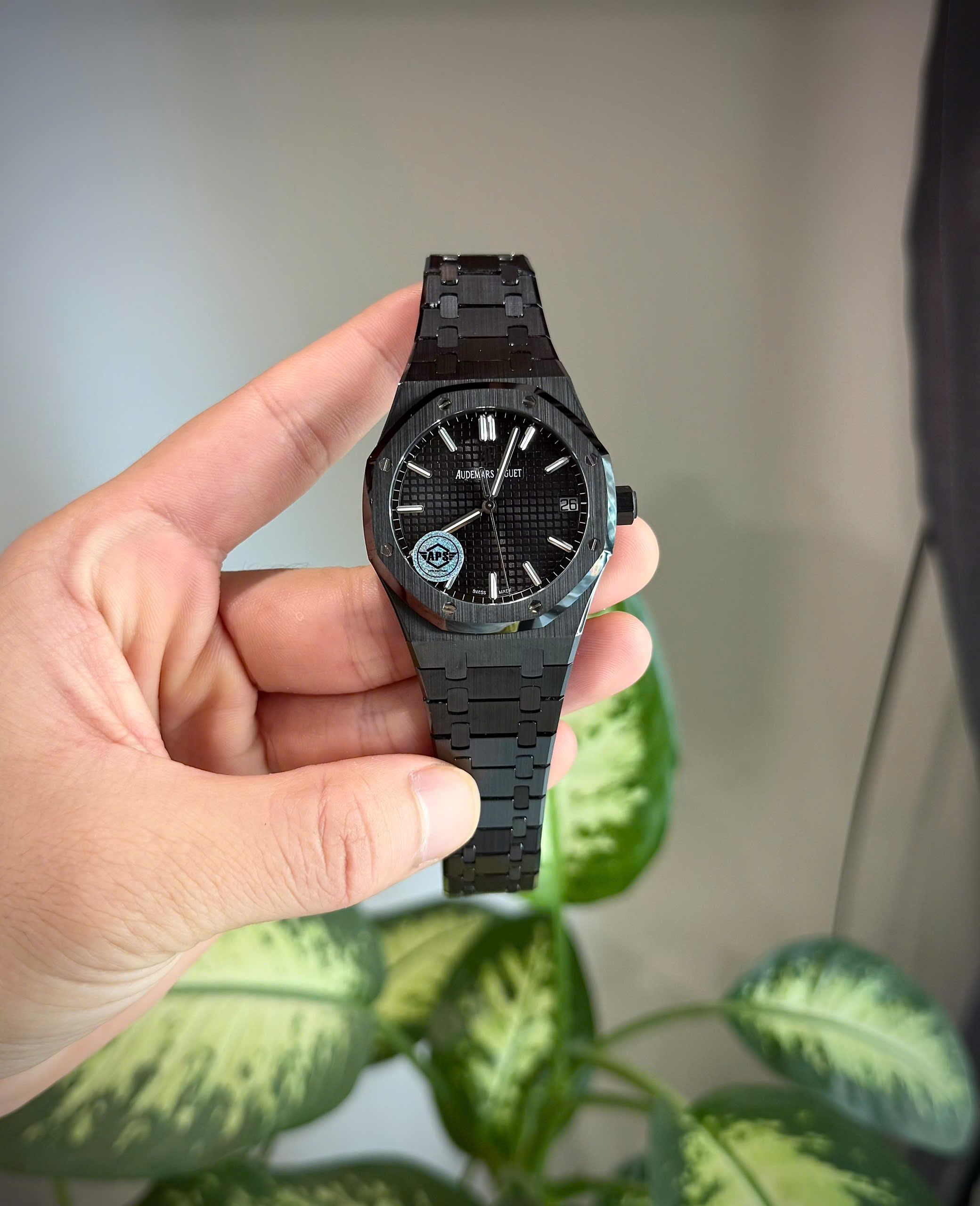 Đồng Hồ Audemars Piguet Chế Tác Vỏ Gốm Đen Royal Oak 15500 Nhà Máy APS 2025 41mm Đồng Hồ Audemars Piguet Chế Tác Vỏ Gốm Đen Royal Oak 15500 Nhà Máy APS 2025 41mm