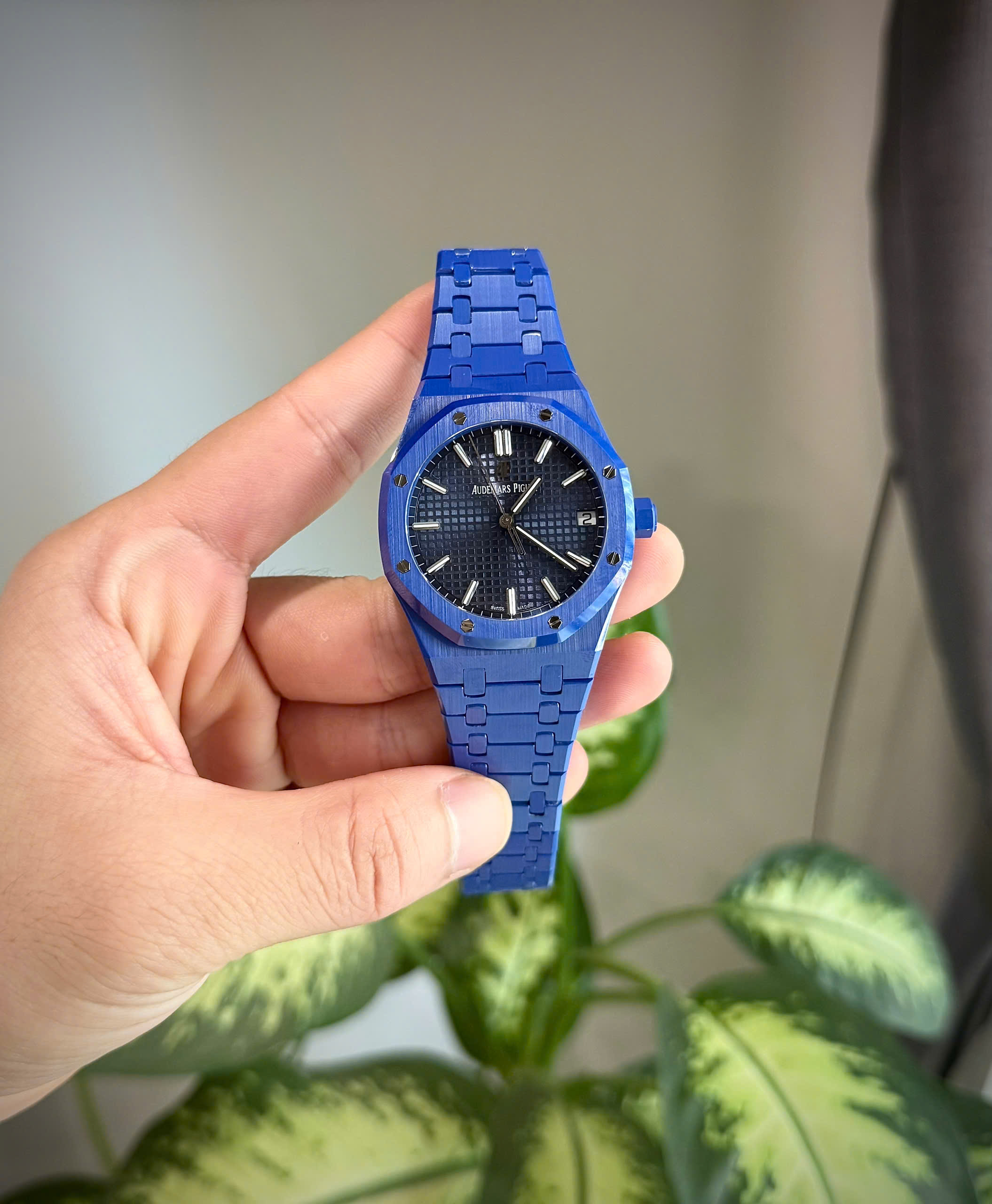 Đồng Hồ Audemars Piguet Chế Tác Vỏ Gốm Xanh Royal Oak 15500 Nhà Máy APS 2025 41mm Đồng Hồ Audemars Piguet Chế Tác Vỏ Gốm Xanh Royal Oak 15500 Nhà Máy APS 2025 41mm