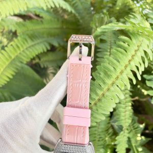 Dong Ho Franck Muller Vanguard V32 Nu Dinh Full Da Mau Hong Fake May Nhat 36mm 1