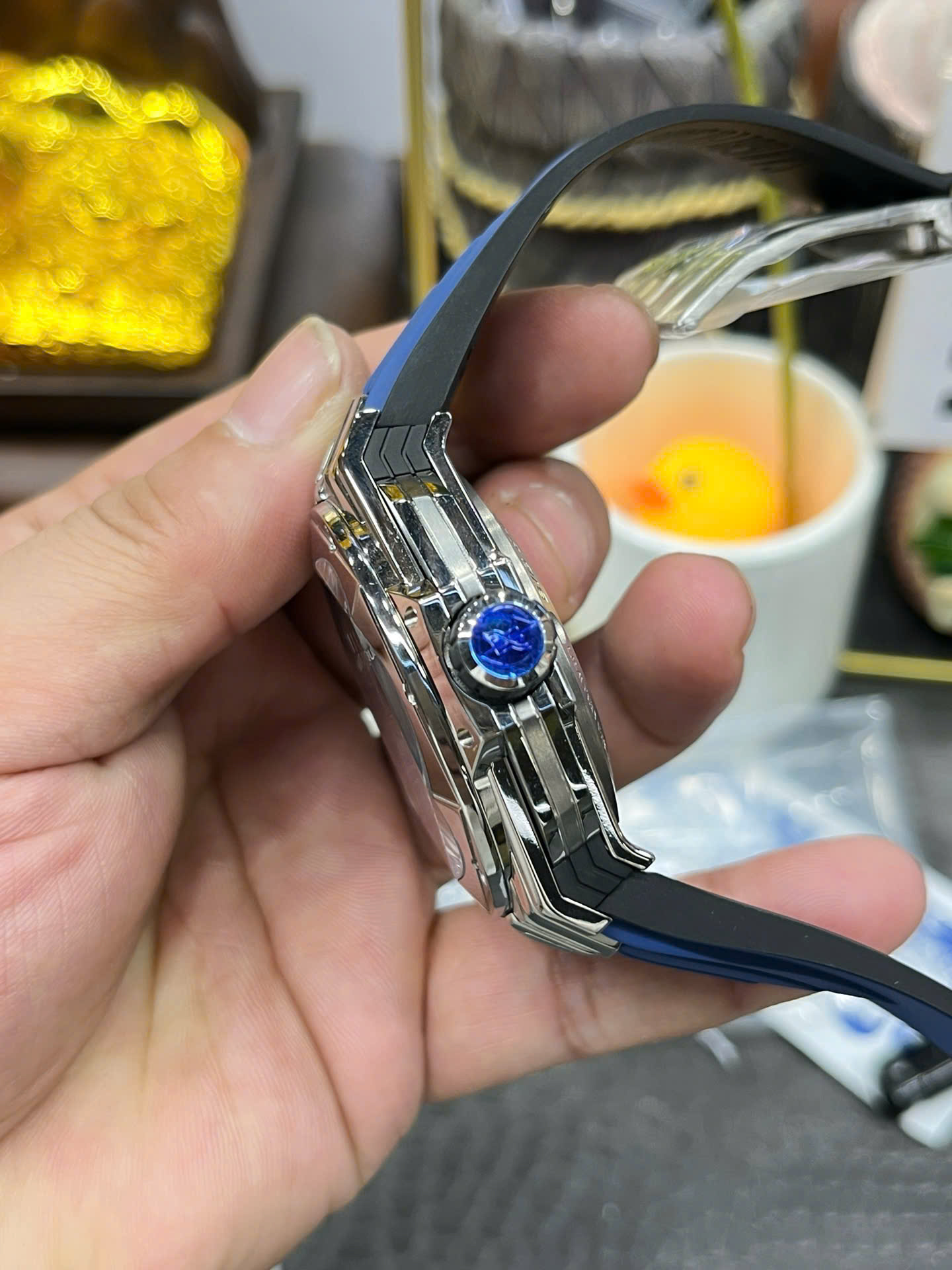 Đồng Hồ Hublot Big Bang Sang Bleu 2 Replica 11 Màu Xanh Dương Xưởng BBF 45mm (3) Dong Ho Hublot Big Bang Sang Bleu 2 Replica 11 Mau Xanh Duong Xuong BBF 45mm 3