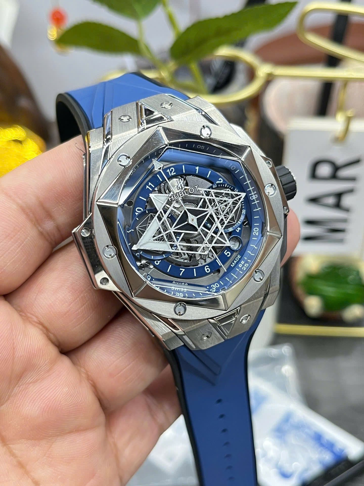 Đồng Hồ Hublot Big Bang Sang Bleu 2 Replica 11 Màu Xanh Dương Xưởng BBF 45mm (5) Đồng Hồ Hublot Big Bang Sang Bleu 2 Replica 11 Màu Xanh Dương Xưởng BBF 45mm (5)