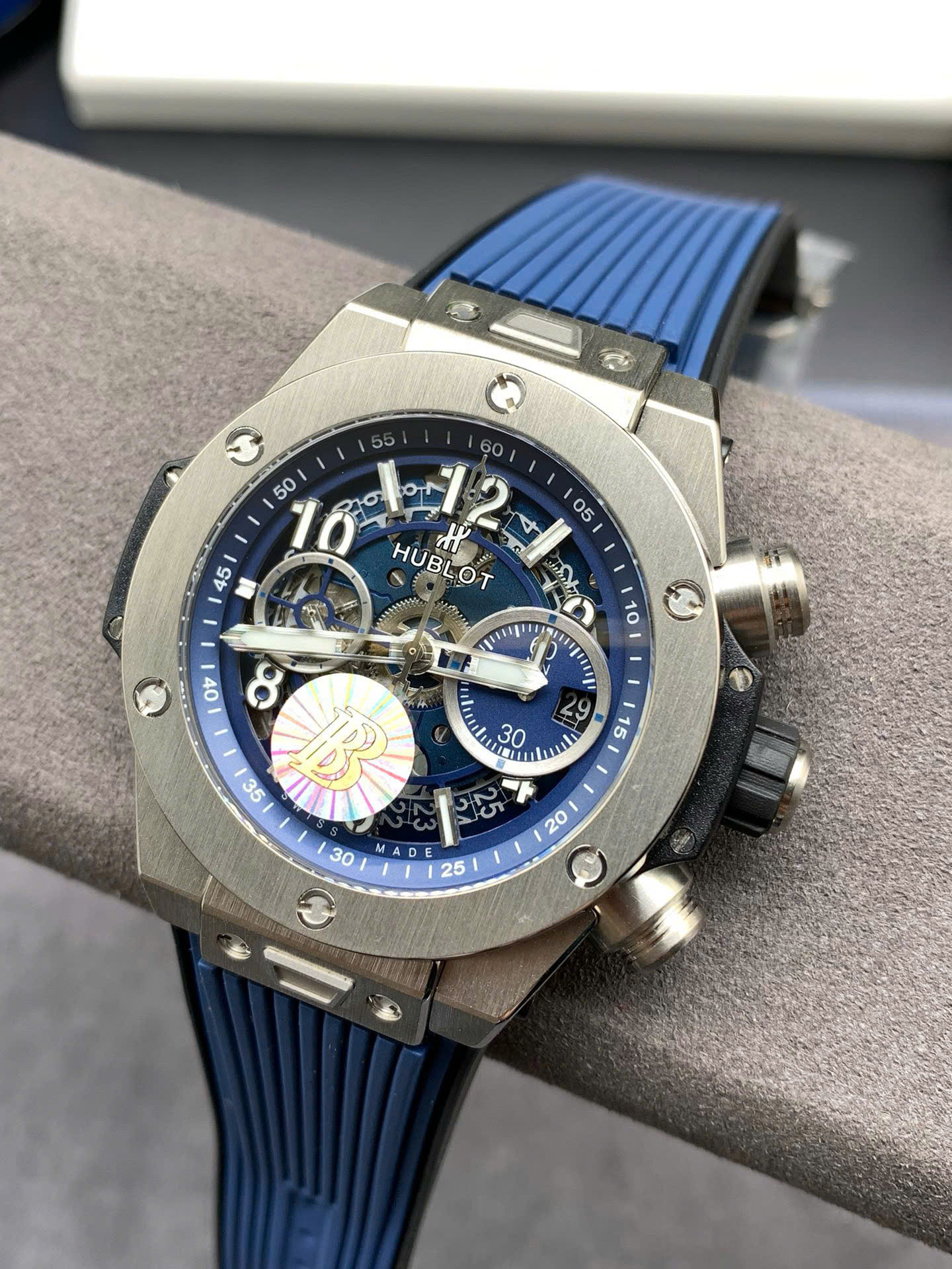 Đồng Hồ Hublot Big Bang Unico Replica 11 Màu Xanh Dương Nhà Máy BBF 42mm (6) Đồng Hồ Hublot Big Bang Unico Replica 11 Màu Xanh Dương Nhà Máy BBF 42mm (7)