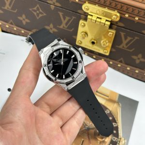 Đồng Hồ Hublot Nam Rep 11 Orlinski Titanium Đính Đá Demi Nhà Máy HB 40mm (5)