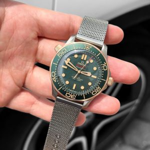 Đồng Hồ Omega Seamaster Diver 300M Titanium Bronze Gold Chronometer Rep 11 Xưởng VS 42mm (8)