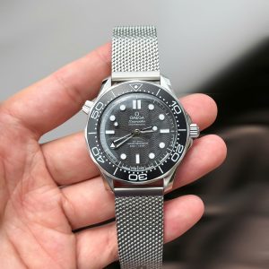 Đồng Hồ Omega Seamaster Diver 300m Rep 11 Mặt Đen Máy Thuỵ Sỹ Xưởng VS 42mm (6)