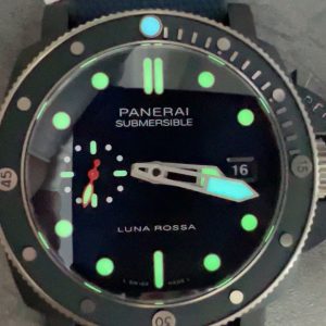 Đồng Hồ Panerai Submersible GMT Luna Rossa Titanio PAM01507 Rep 11 Màu Xanh Navy VSF 42mm (5)
