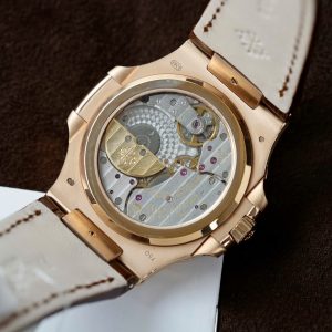Đồng Hồ Patek Philippe Replica 1 1 Nautilus 5724 Đính Đá Dây Da Nhà Máy PPF 40mm (10)