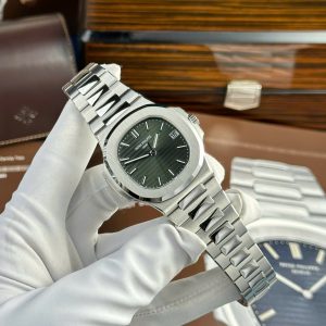Đồng Hồ Patek Philippe Tinh Chỉnh Cao Cấp Nhất Nautilus 5711 Mặt Xanh Green 40mm (2)